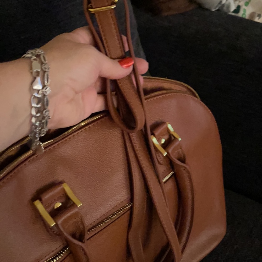 Camel Color Purse Never Used, It Has Several Comp… - image 3